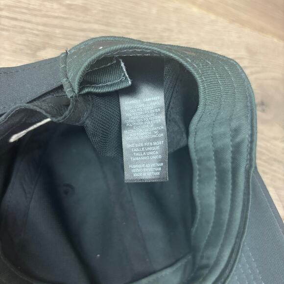 Nike Golf Legacy91 Tech Cap Dri-Fit Hat Black White Swoosh Embroidered Logo - Picture 12 of 15